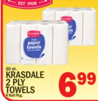 C Town KRASDALE 2 PLY TOWELS offer