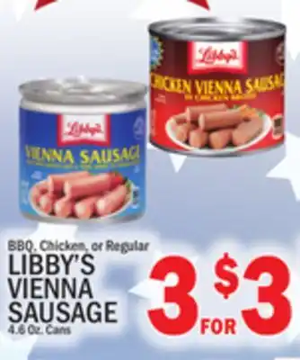 C Town LIBBY'S VIENNA SAUSAGE offer