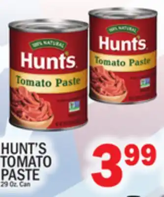 C Town HUNT'S TOMATO PASTE offer