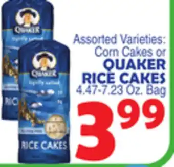 Bravo Supermarkets QUAKER RICE CAKES offer