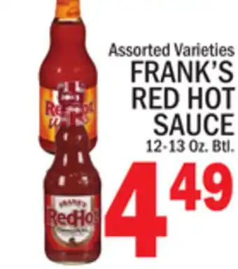 C Town FRANK'S RED HOT SAUCE offer