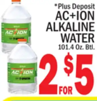 C Town AC + ION ALKALINE WATER offer