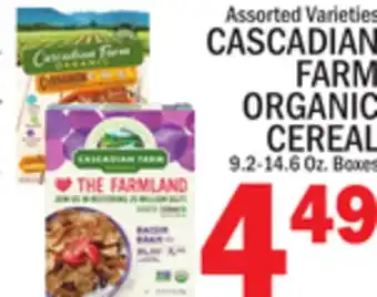 C Town CASCADIAN FARM ORGANIC CEREAL offer