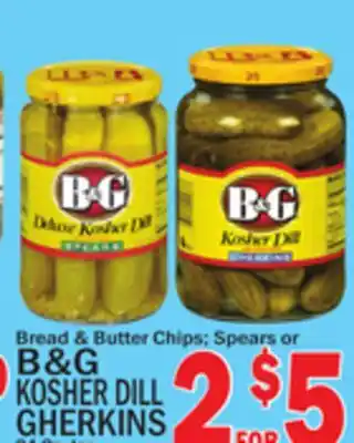 C Town B&G KOSHER DILL GHERKINS offer
