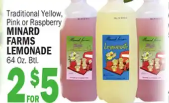C Town MINARD FARMS LEMONADE offer