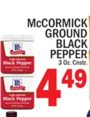C Town McCORMICK GROUND BLACK PEPPER offer