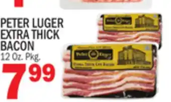 C Town PETER LUGER EXTRA THICK BACON offer