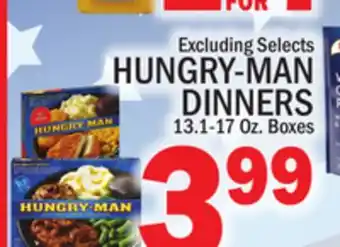 C Town HUNGRY-MAN DINNERS offer