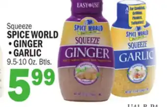 C Town SPICE WORLD GINGER, GARLIC offer