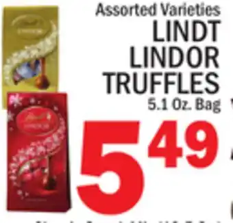 C Town LINDT LINDOR TRUFFLES offer