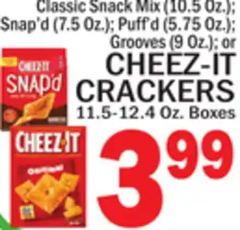 C Town CHEEZ-IT CRACKERS offer