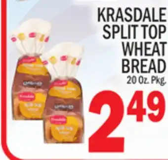 C Town KRASDALE SPLIT TOP WHEAT BREAD offer