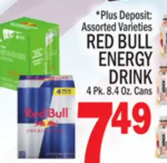 C Town RED BULL ENERGY DRINK offer