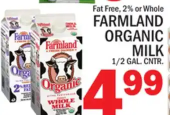 C Town FARMLAND ORGANIC MILK offer