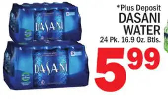 C Town DASANI WATER offer