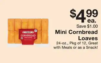 Fairway Store Market Mini Cornbread Loaves offer