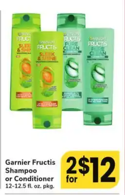 ACME Garnier Fructis Shampoo or Conditioner offer