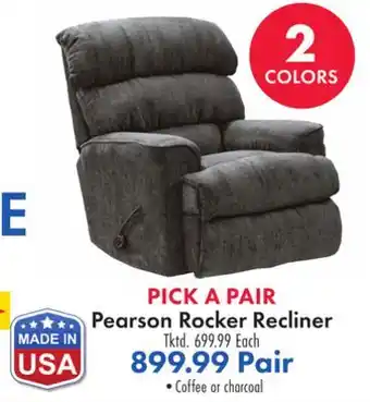 Boscov's Pearson Rocker Recliner offer