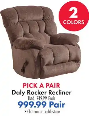 Boscov's Daly Rocker Recliner offer