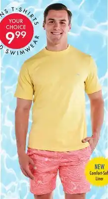 Boscov's Mens JOE MARLIN Solid T-Shirts offer