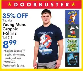 Boscov's Young Mens Graphic T-Shirts offer