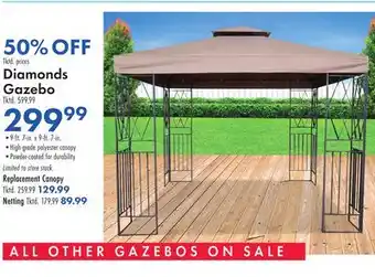 Boscov's Diamonds Gazebo offer