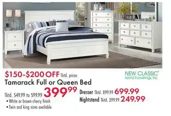 Boscov's Tamarack Full or Queen Bed offer