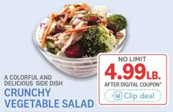 Kings Food Markets CRUNCHY VEGETABLE SALAD offer