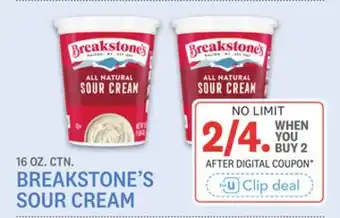 Kings Food Markets BREAKSTONE'S SOUR CREAM offer