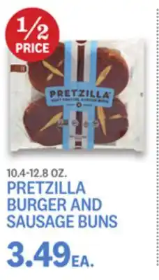 Kings Food Markets PRETZILLA BURGER AND SAUSAGE BUNS offer