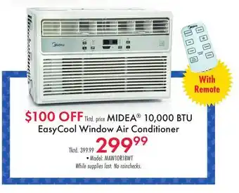 Boscov's MIDEA 10,000 BTU EasyCool Window Air Conditioner offer