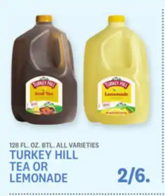 Kings Food Markets TURKEY HILL TEA OR LEMONADE offer