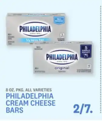 Kings Food Markets PHILADELPHIA CREAM CHEESE BARS offer