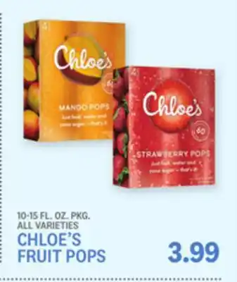 Kings Food Markets CHLOE'S FRUIT POPS offer