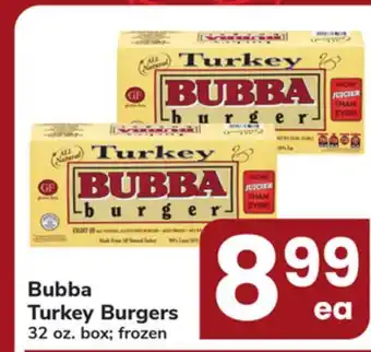 ACME Bubba Turkey Burgers offer