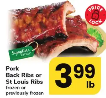 ACME Pork Back Ribs or St Louis Ribs offer