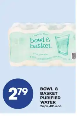 Price Rite Bowl & Basket Purified Water offer