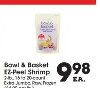 Price Rite Bowl & Basket EZ-Peel Shrimp offer