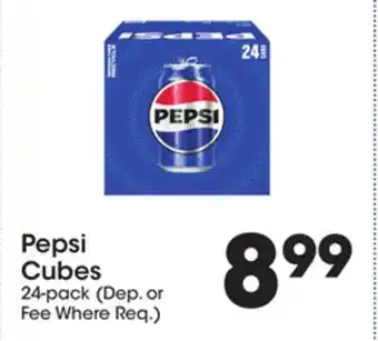 Price Rite Pepsi Cubes offer