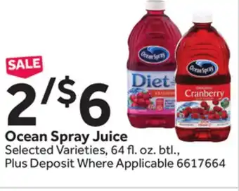 Stop&Shop Ocean Spray Juice offer