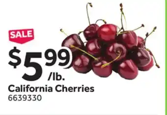 Stop&Shop California Cherries offer