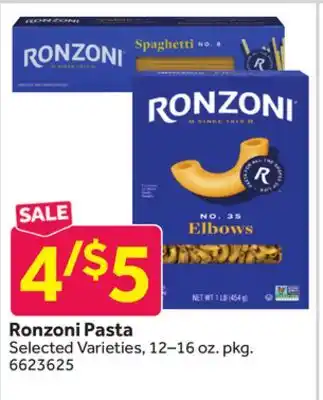 Stop&Shop Ronzoni Pasta offer