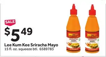 Stop&Shop Lee Kum Kee Sriracha Mayo offer