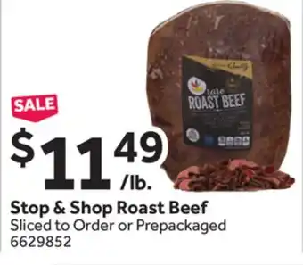 Stop&Shop Stop & Shop Roast Beef offer