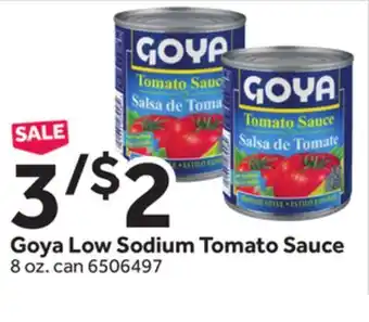 Stop&Shop Goya Low Sodium Tomato Sauce offer