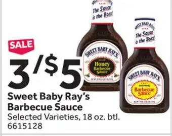 Stop&Shop Sweet Baby Ray's Barbecue Sauce offer