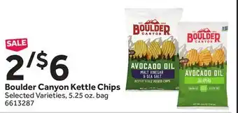 Stop&Shop Boulder Canyon Kettle Chips offer