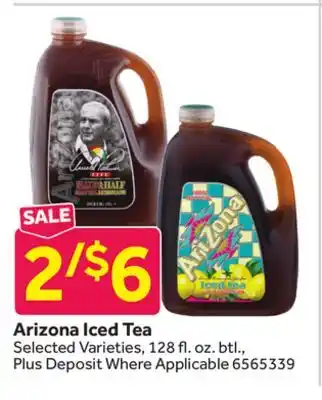 Stop&Shop Arizona Iced Tea offer
