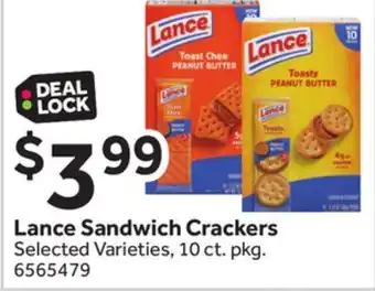 Stop&Shop Lance Sandwich Crackers offer