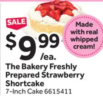 Stop&Shop The Freshly Prepared Strawberry Shortcake offer